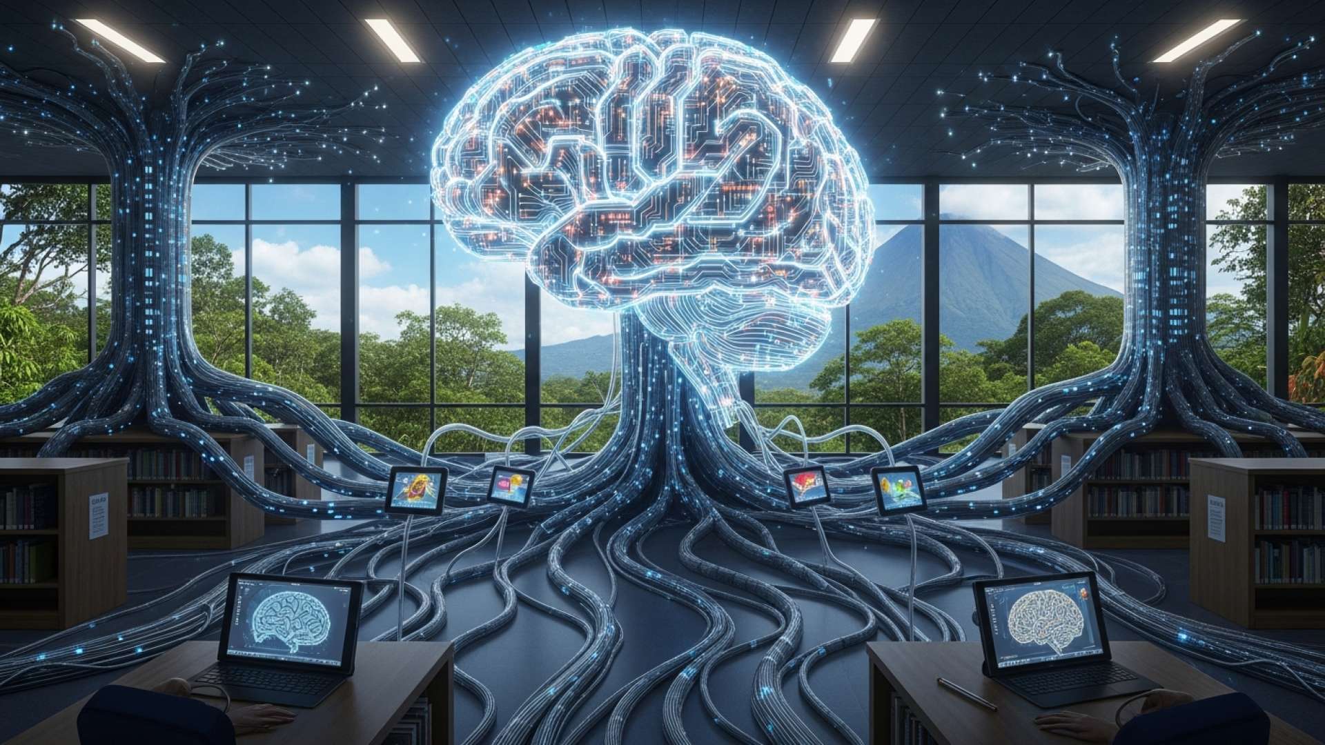 Le Posizioni di Formazione sull’Intelligenza Artificiale Considerano le Biblioteche Scolastiche come Hub di Alfabetizzazione Digitale