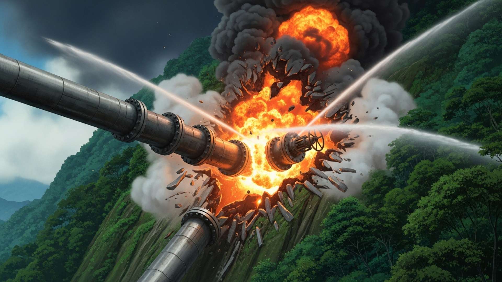 I Vigili del Fuoco di Cartago Prevengono un Disastro Industriale vicino alla Fabbrica Recope a Ochomogo