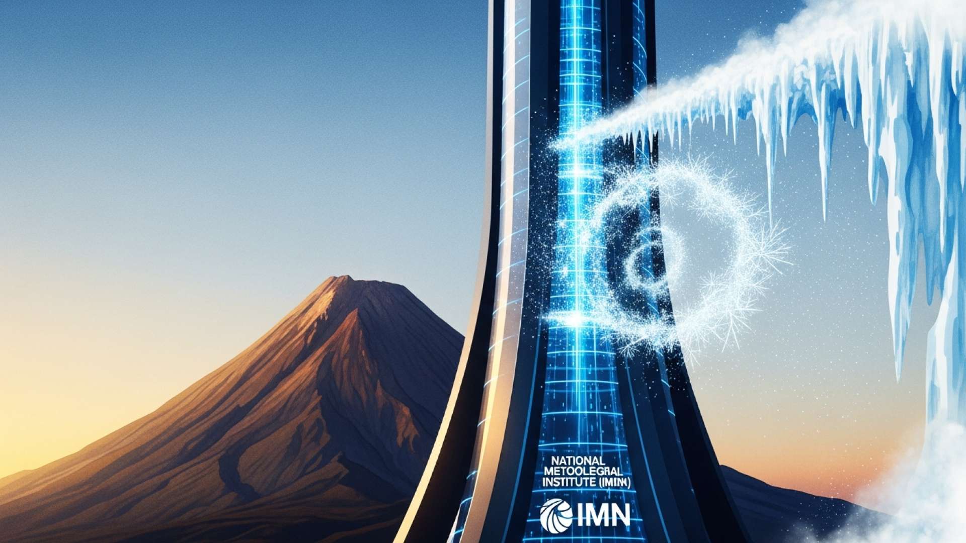 Un Fronte Freddo Avvolge la Costa Rica, Coprendo il Vulcano Irazú di Ghiaccio
