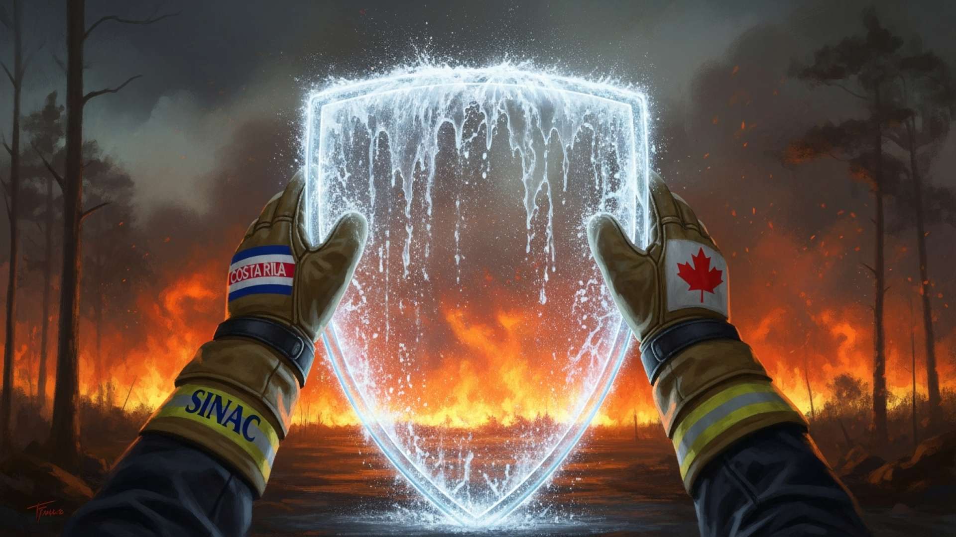Il Costa Rica invia vigili del fuoco per combattere gli incendi boschivi infurianti in Canada