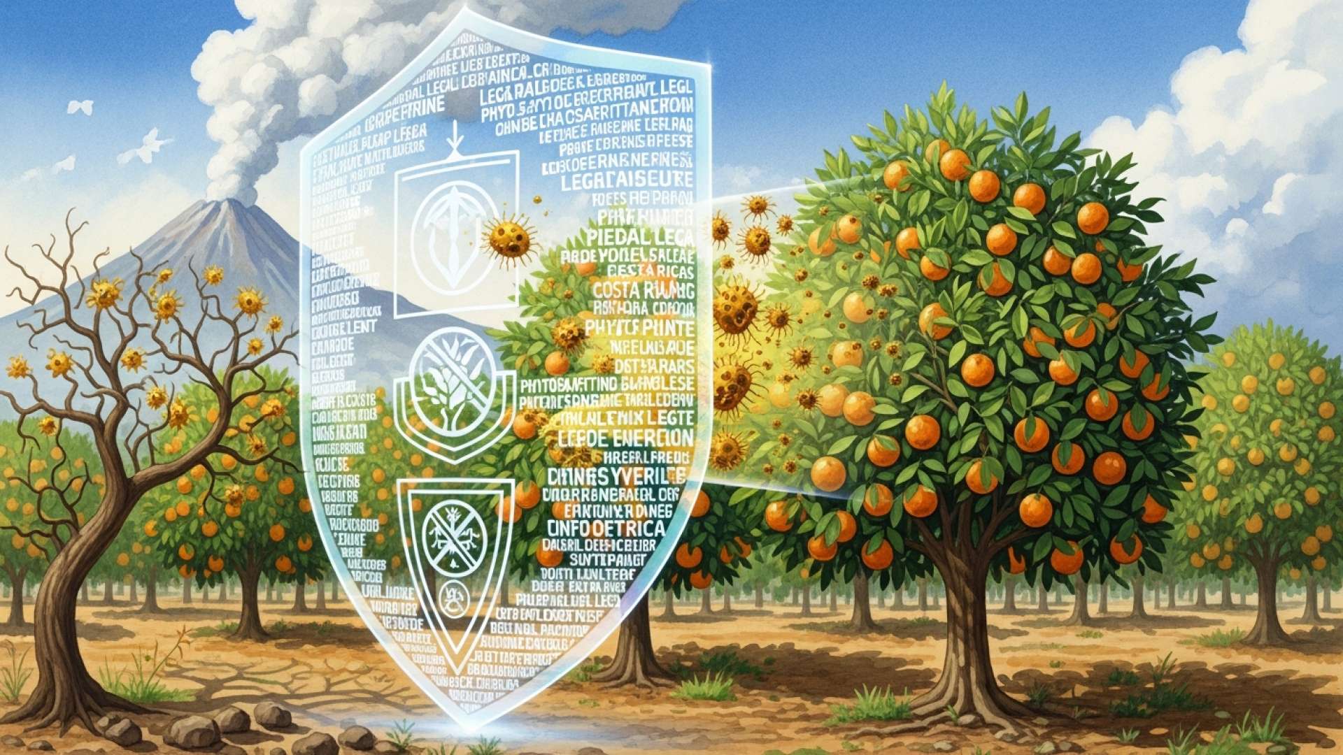Il Costa Rica Adotta una Legge Storica per Salvaguardare l’Industria degli Agrumi dalla Piaga del Drago Giallo