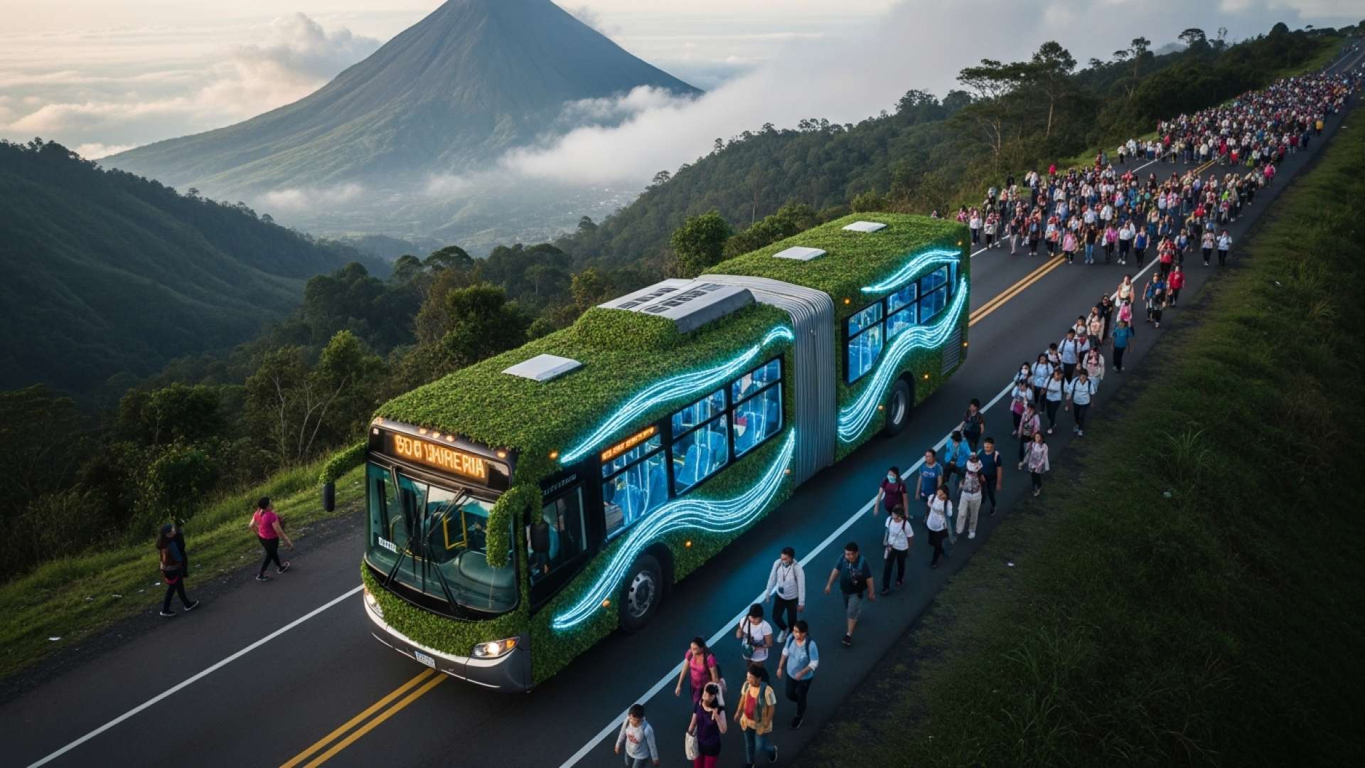 La Costa Rica Mobilita una Flotta di Trasporti Pubblici Massiccia per il Ritorno della Peregrinazione di Romeria