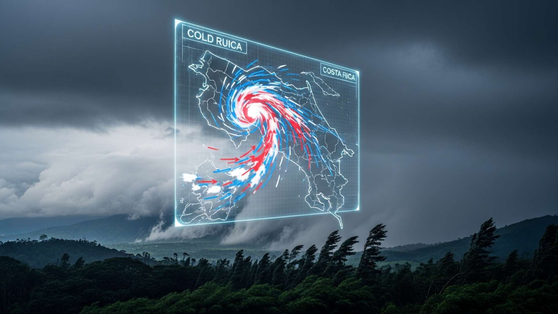 La Costa Rica in Allerta Alta mentre Arriva un Fronte Freddo Intenso