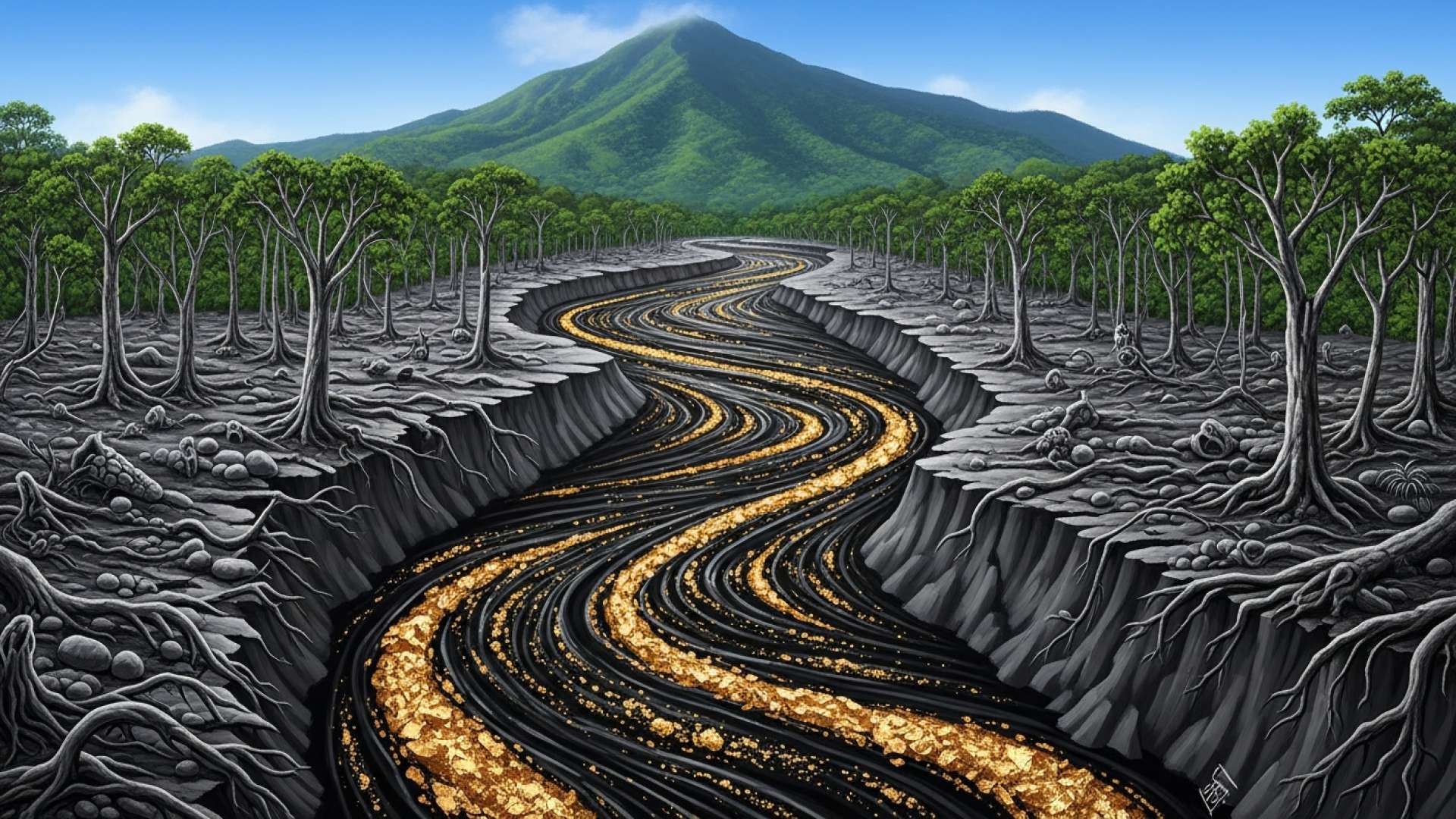 La Costa Rica Siede su una Miniera d’Oro da 10 Miliardi di Dollari mentre le Operazioni Illegali Devastano il Paese