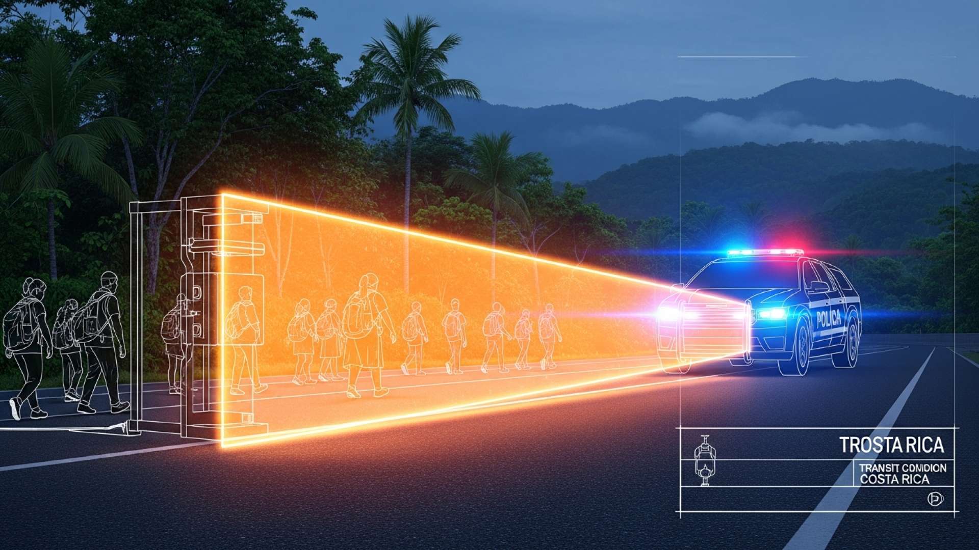 La Polizia di Transito della Costa Rica Lancia una Campagna di Sicurezza per i Pellegrinanti di Cartago di Primi Arrivi