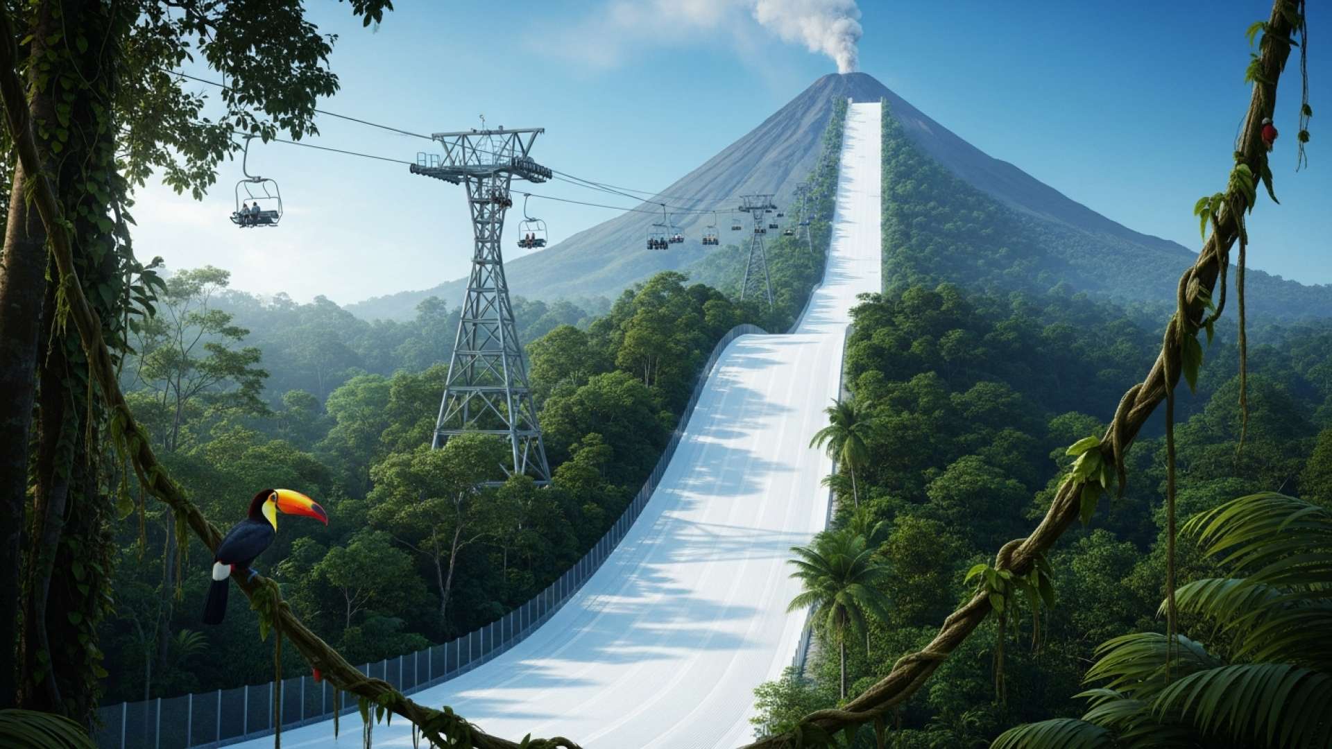 Dalla neve alla foresta pluviale, il Costa Rica corteggia gli sciatori canadesi