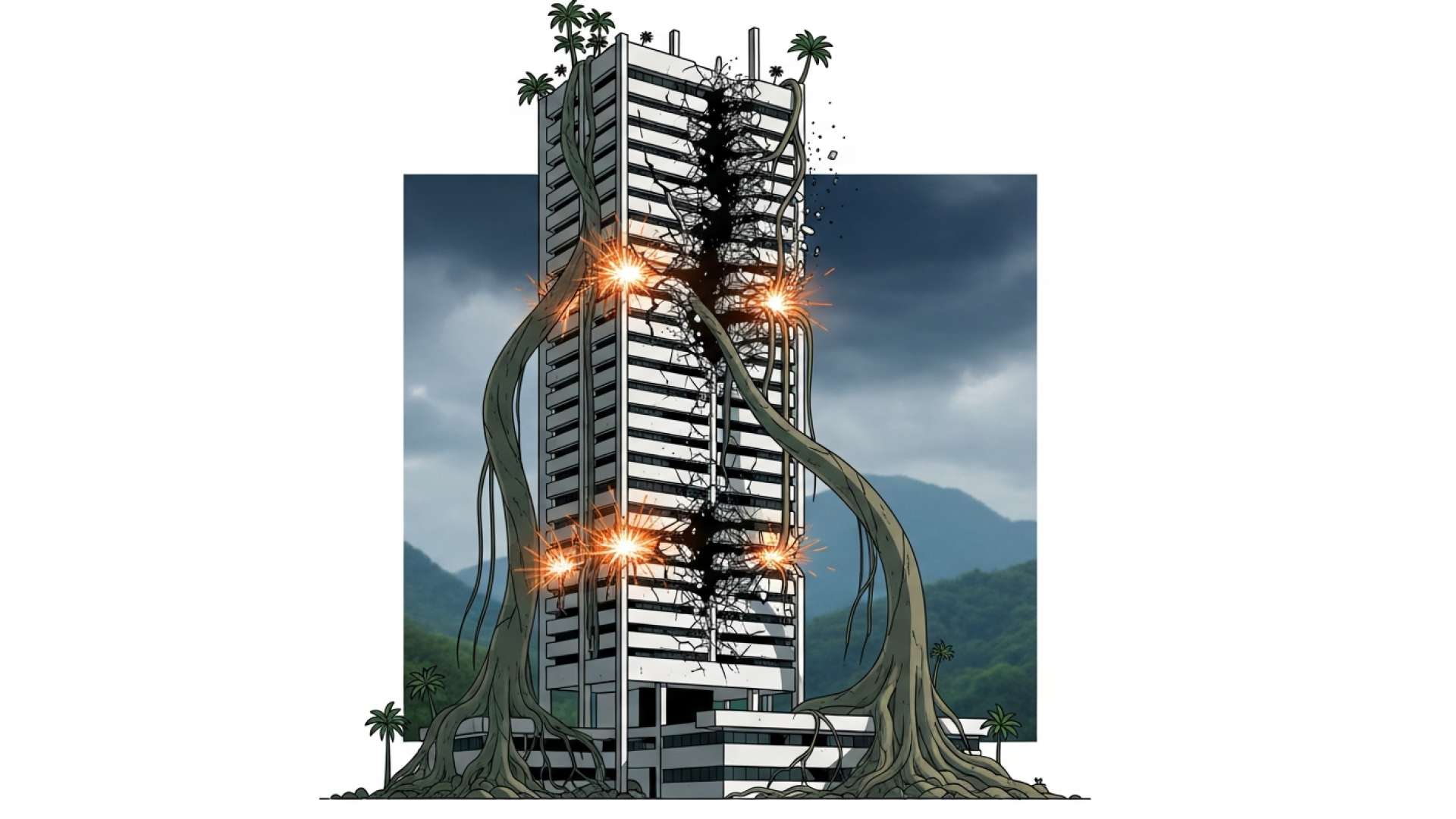 La Torre ICE, un punto di riferimento, considerata non sicura, potrebbe essere demolita