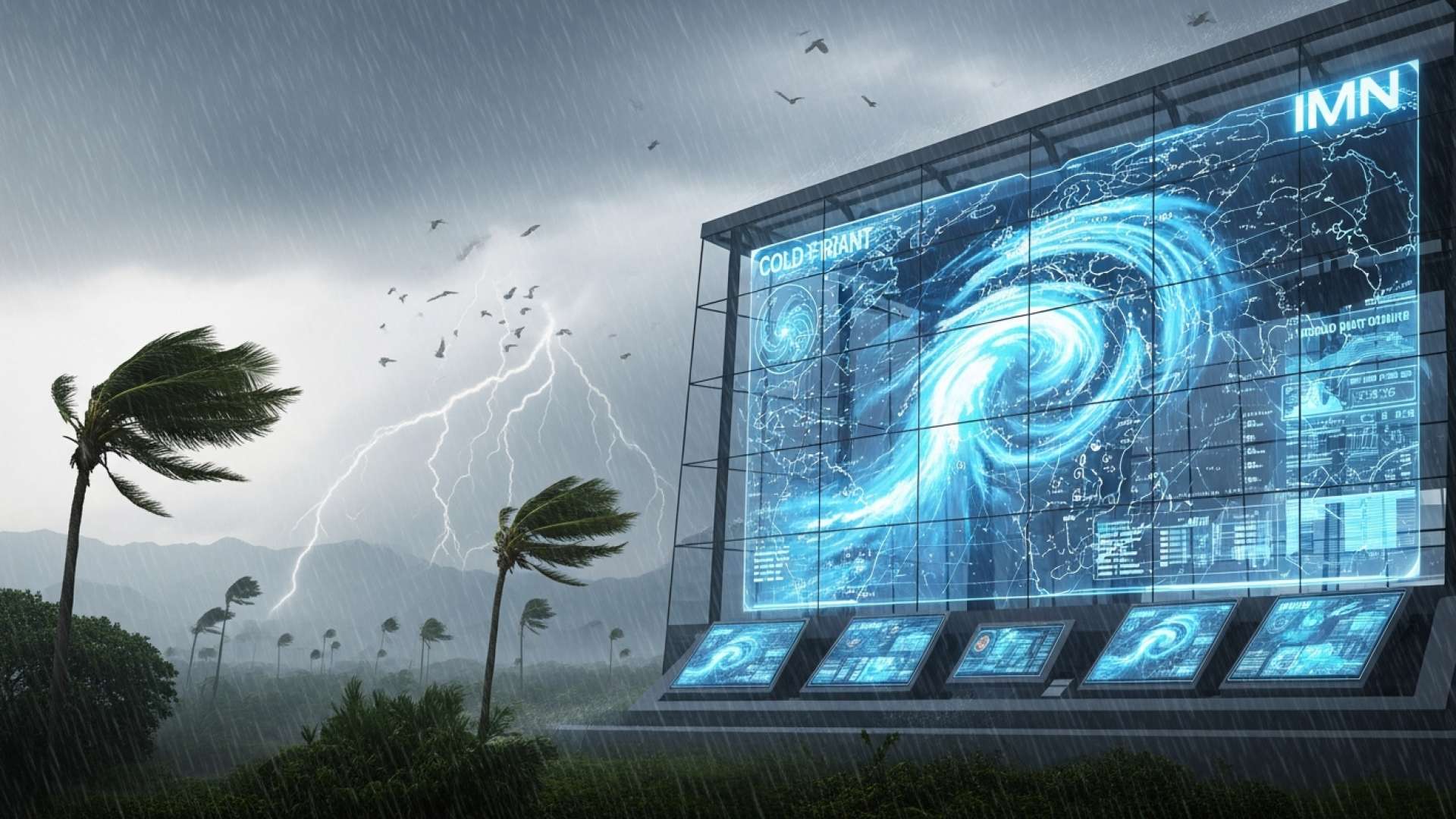 Una Grande Ondata di Freddo Porta Venti Forti e Pioggia in Costa Rica