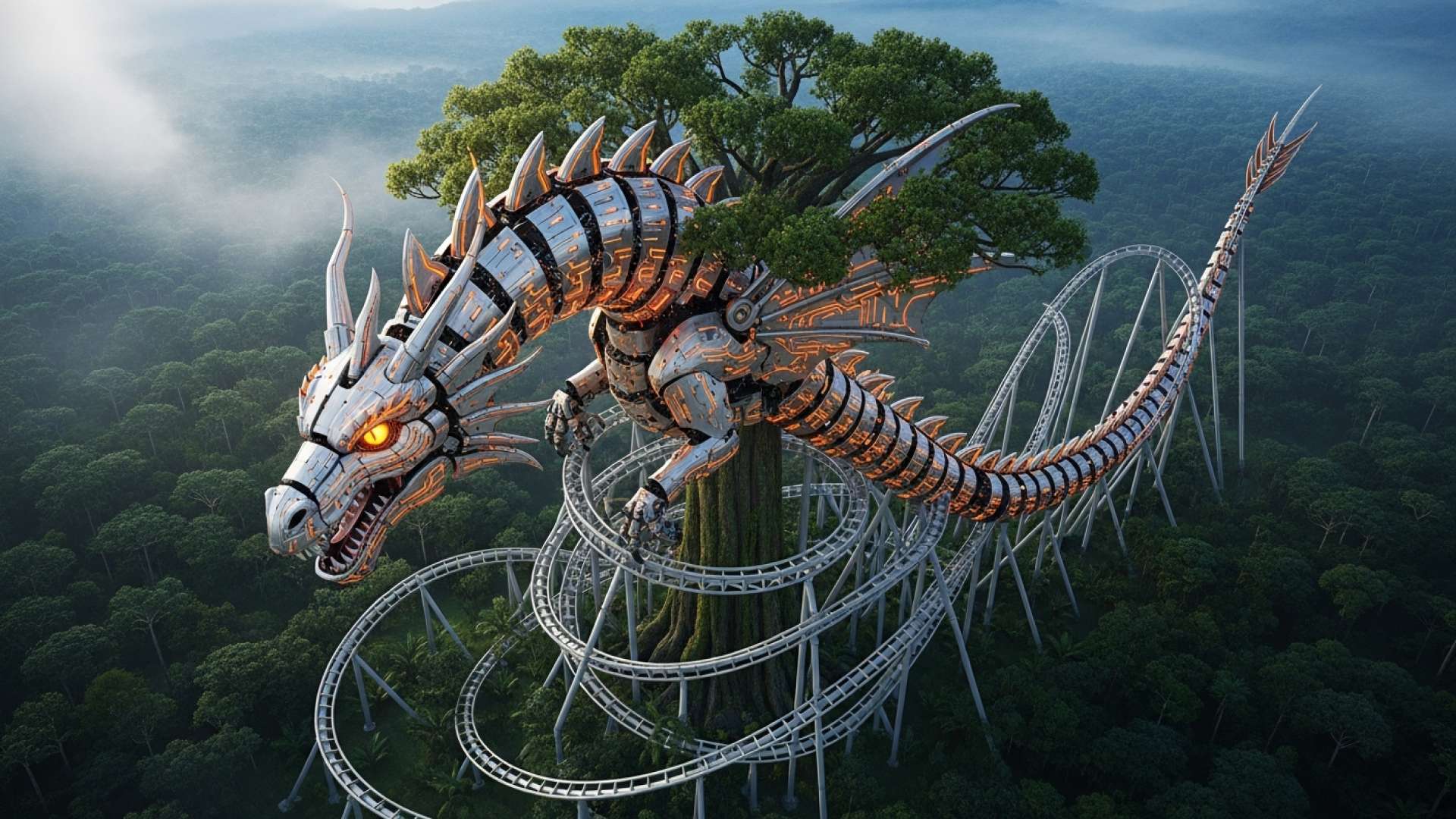 Parque Diversiones presenta la nuova attrazione Dragonix con il trenino ad alta velocità G