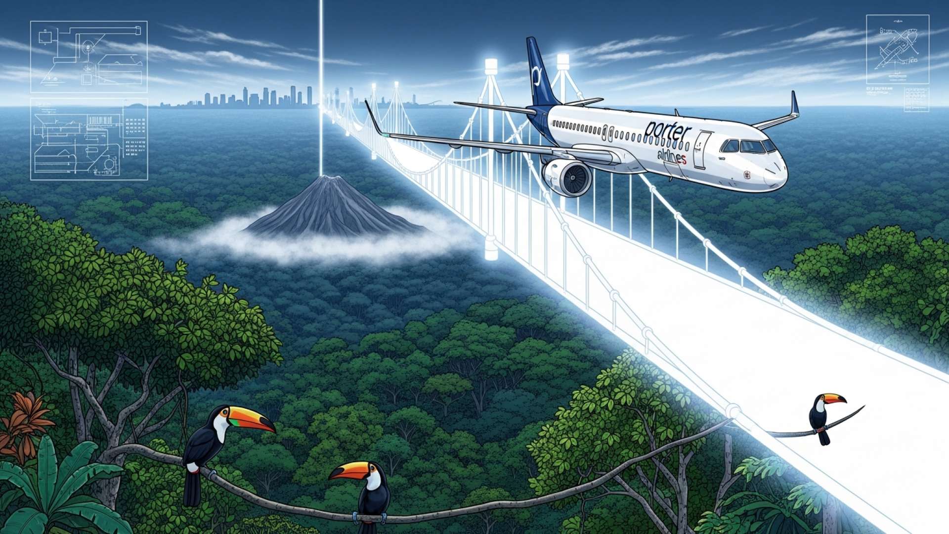 Porter Airlines Potenzia i Viaggi Canadesi in Costa Rica con il Nuovo Volo per San José