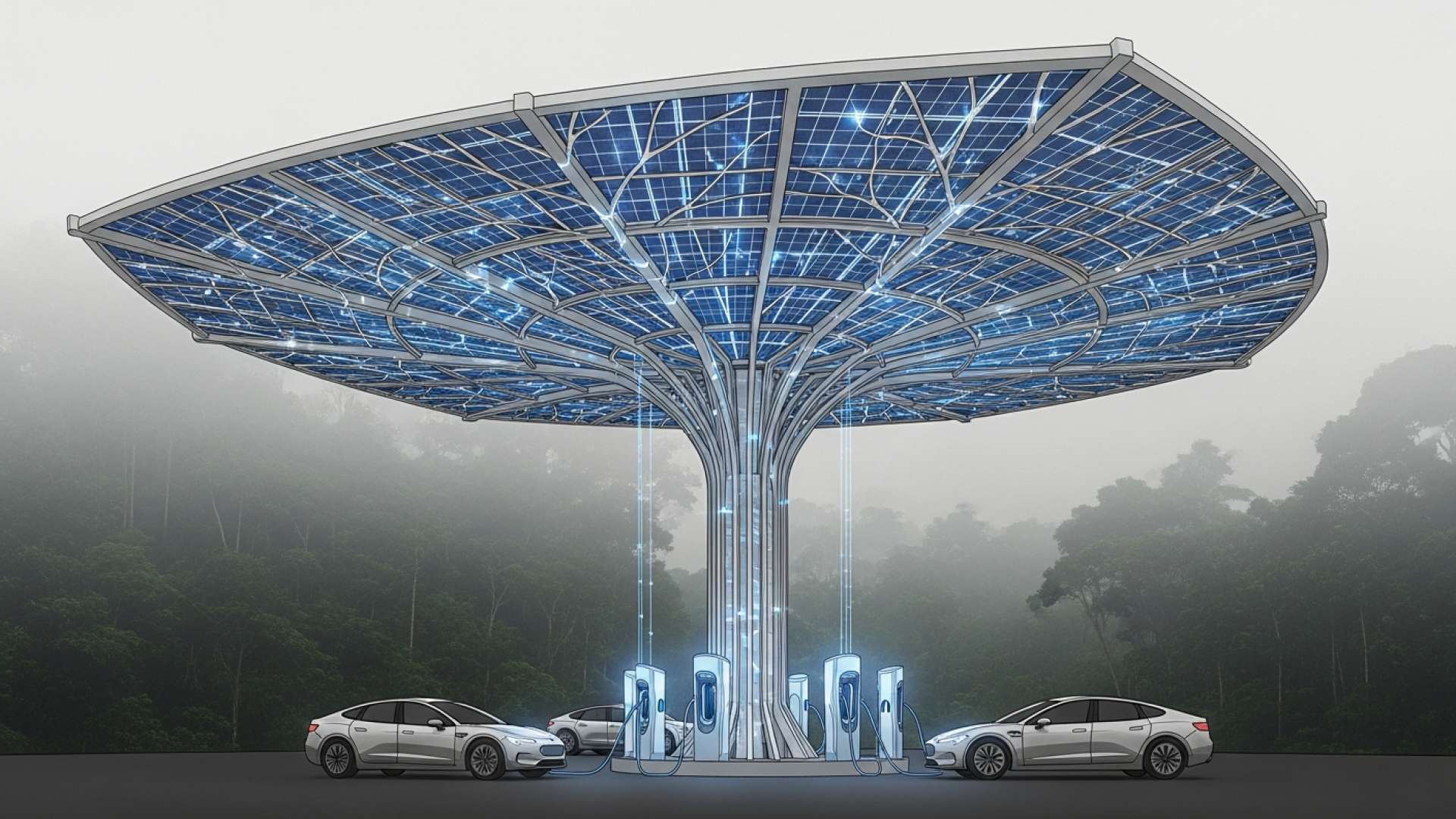 Le Canopie Solari Trasformano gli Spazi Urbani in Hub di Energia