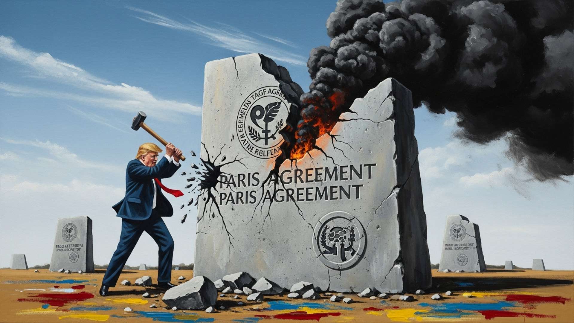 Gli Stati Uniti Abbandonano l’Accordo di Parigi, Colpendo l’Azione Climatica Globale