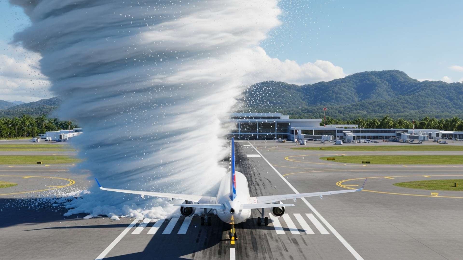 La tempesta invernale Fern provoca caos nei viaggi all’aeroporto di Guanacaste